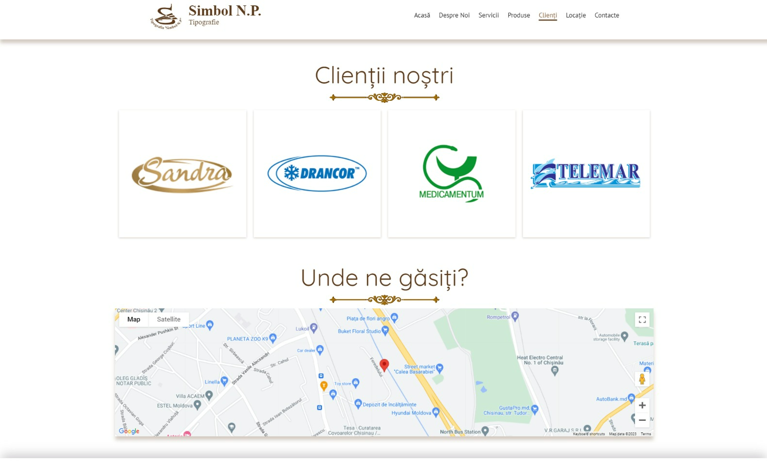 Website our clients screenshot